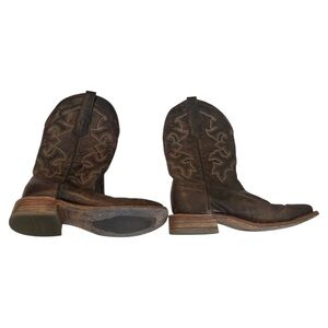 Corral brown western boots square toe